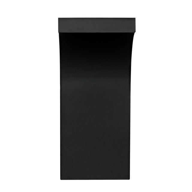 NOIR Maximus Console/Side Table, Black Steel | Chairish