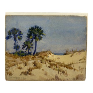 Frank C. Mathewson (American, 1862–1941) Dune Palmettos, Isle of Palms, 1920 For Sale