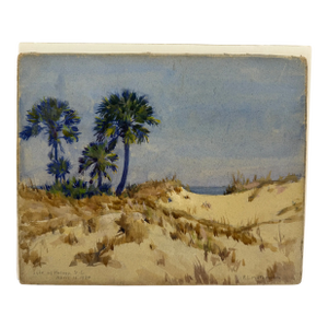 Frank C. Mathewson (American, 1862–1941) Dune Palmettos, Isle of Palms, 1920