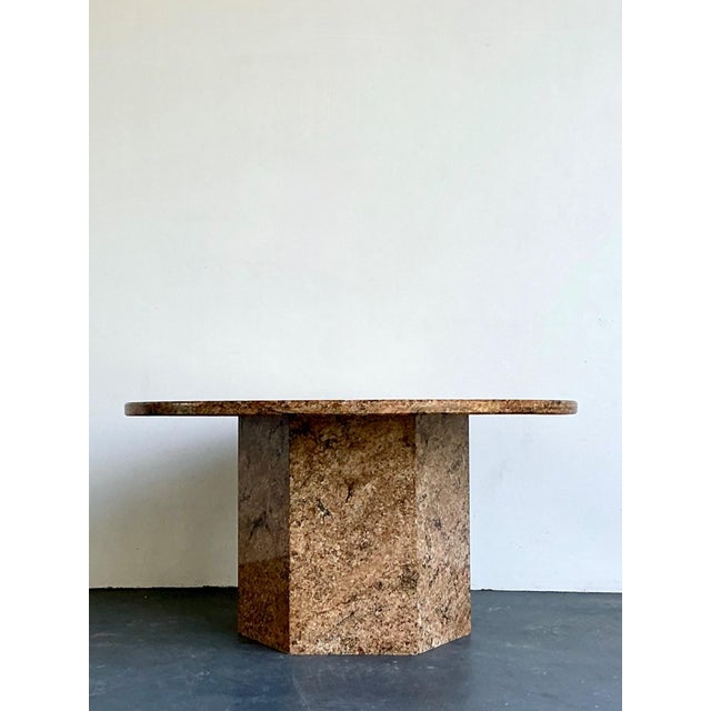 Vintage Granite Pedestal Dining Table For Sale - Image 14 of 18