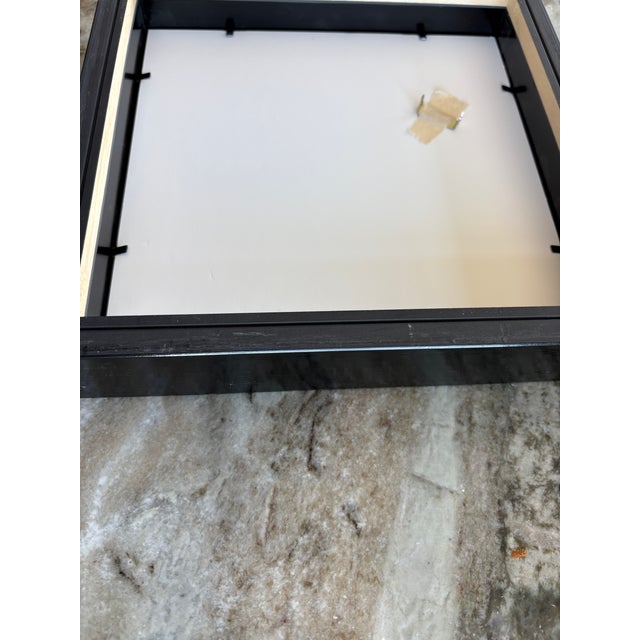 Contemporary Ak Hardeman Original Abstract Painting in Mustard, Framed For Sale In Houston - Image 6 of 8