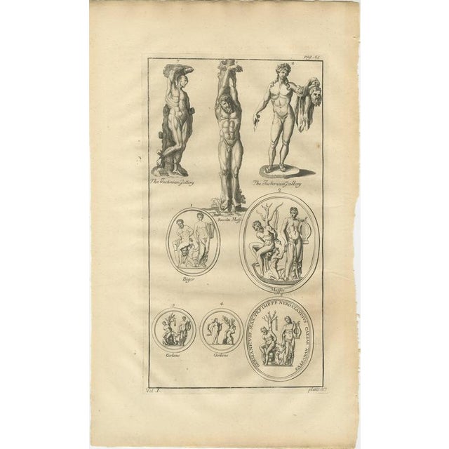 Antique Roman Statues & Medals Plate – Montfaucon, Antiquity Explained, 1721 : This striking large-format engraving comes...