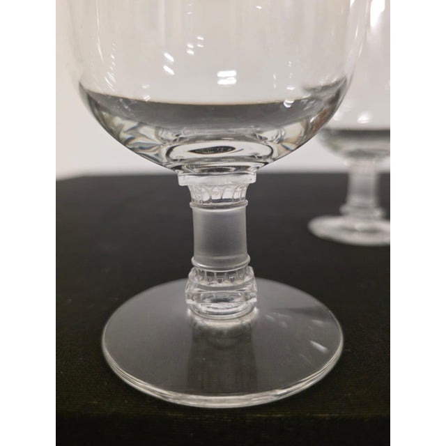 Vintage Murat Series Glasses by Lalique France, 1940s, Set of 15 For Sale - Image 9 of 17