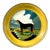 English Tole Tray With Greyhound Painting Attributed to William Henry Ruggles Circa 1840 For Sale