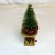 Metal 1980s Vintage Boho Chic Hollywood Regency Bottle Brush Christmas Tree For Sale - Image 7 of 8