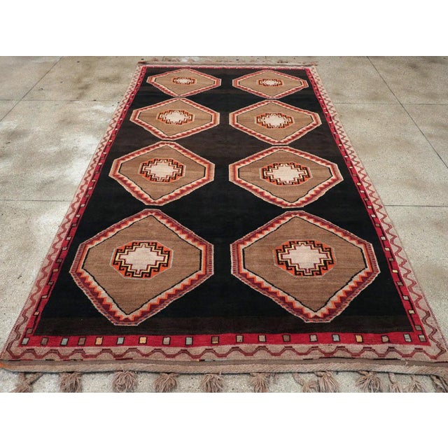 Galerie Shabab Collection Mid-20th Century Turkish Anatolian Gallery Carpet For Sale - Image 4 of 10