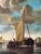 A luminous oil on linen after Aelbert Cuyp's celebrated masterpiece "The Maas at Dordrecht" (c. 1650), the original held...