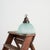 Antique Light Blue Tint Pendant from Holophane, 1930s For Sale - Image 3 of 9