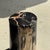 Side Table in Black Petrified Wood with Beige Star Pattern For Sale - Image 17 of 18