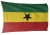 Green, Yellow & Red Maritime Nautical Naval Nautical Coastal Boating Signal Flag W/ Star For Sale - Image 4 of 6