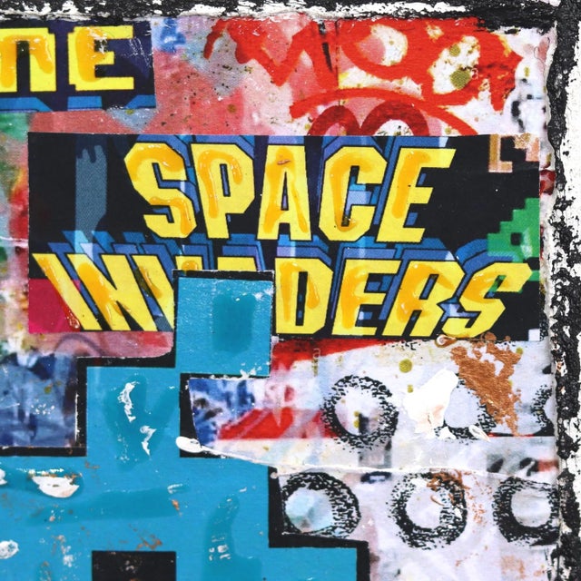 American "Space Invaders" Original Artwork by Marion Duschletta For Sale - Image 3 of 10