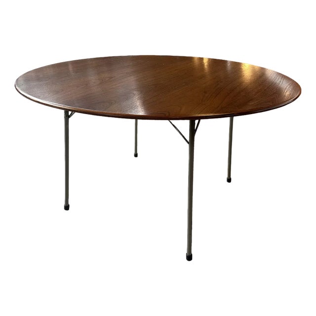 Teak Model 3600 Dining Table by Arne Jacobsen for Fritz Hansen, 1950s For Sale