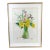 Vintage Original E. G. Bengert Watercolor Painting of Wildflowers in a Vase For Sale