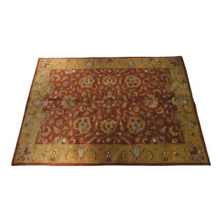 Safavieh Heritage 820 Red Floral All Over Geometric Wool Area Rug 10' X 14' For Sale