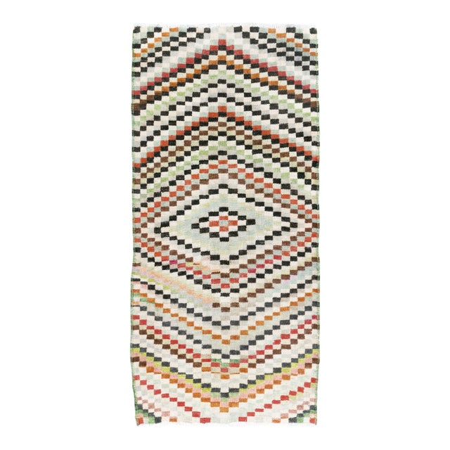 Galerie Shabab Collection Mid-20th Century Turkish Art Deco Style Anatolian Rug For Sale