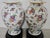 Chinoiserie El Morroco Perona Estate Floral and Gilt Porcelain Table Lamps by Ardalt For Sale - Image 3 of 7