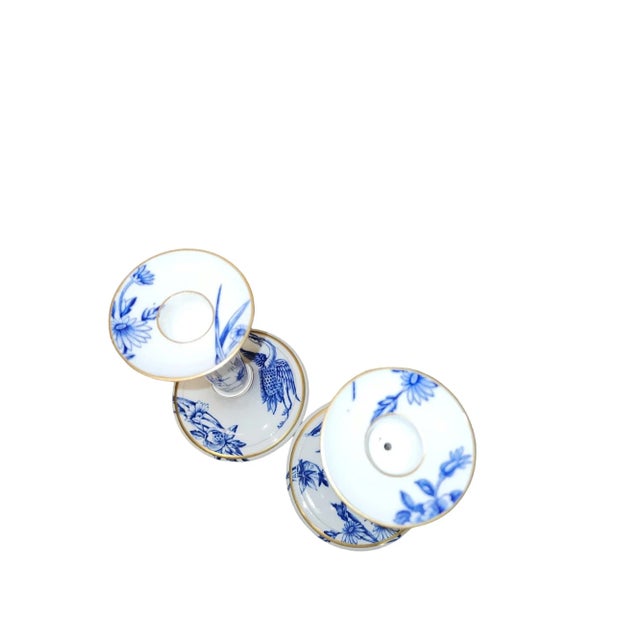 Late 19th Century Pair 1880 Royal Worcester Candlesticks For Sale - Image 5 of 7