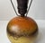 1930s French Orange Pottery Orb Table Lamp in the style of Jean Besnard, 1930s For Sale - Image 5 of 8