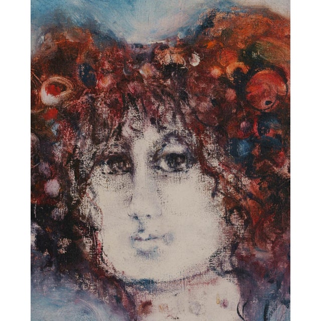 Ellinor Michel (1939 Berlin - 2007 ibid.), Self-Portrait, 1969. Oil on canvas, 32 cm x 25 cm (image size), 34 cm x 27 cm...