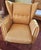 Wingback Living Room Set in Leather, 1950s, Set of 3 For Sale - Image 10 of 14