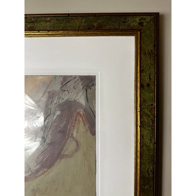 Pastel Abstract Painting Signed Dina Podolsky 1999, Framed For Sale In Chicago - Image 6 of 8