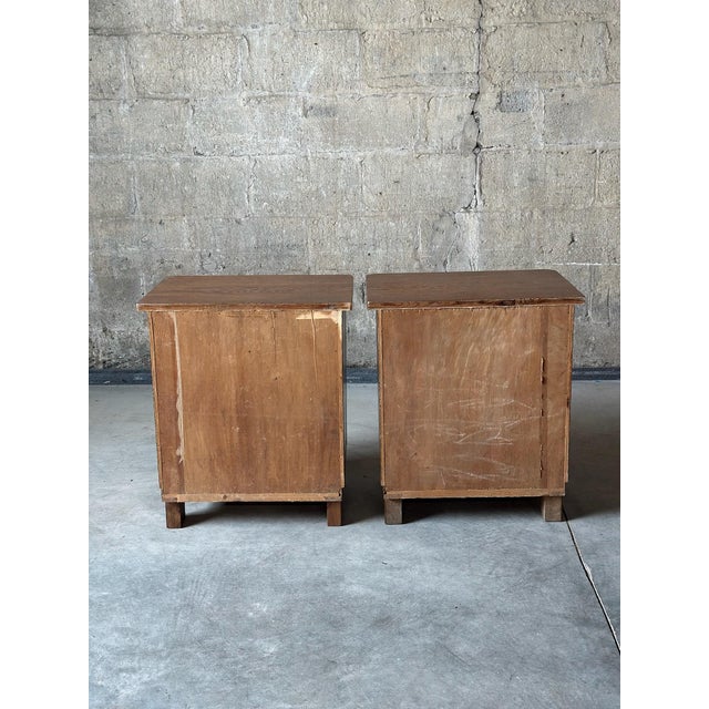 1930s Art Deco Nightstands, a Pair For Sale - Image 5 of 5