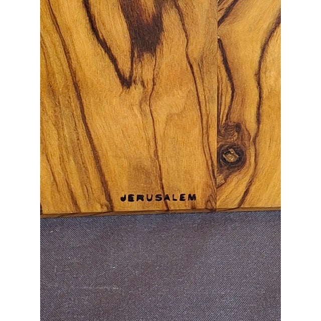 Antique Bezalel Olive Wood Passover Haggadah 1930 1st Ed Nahum Gutman Omanut Art For Sale - Image 18 of 18