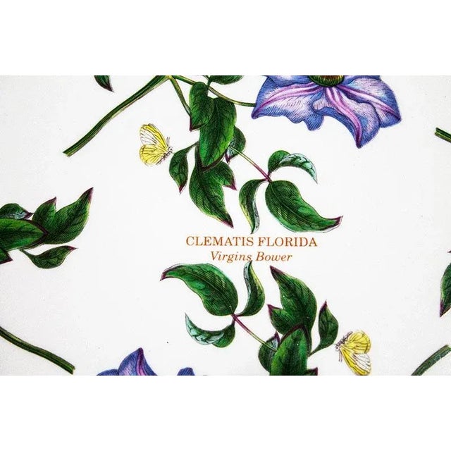 Portmeirion Botanic Garden Platter - Clematis Florida Virgins Bower For Sale - Image 4 of 8