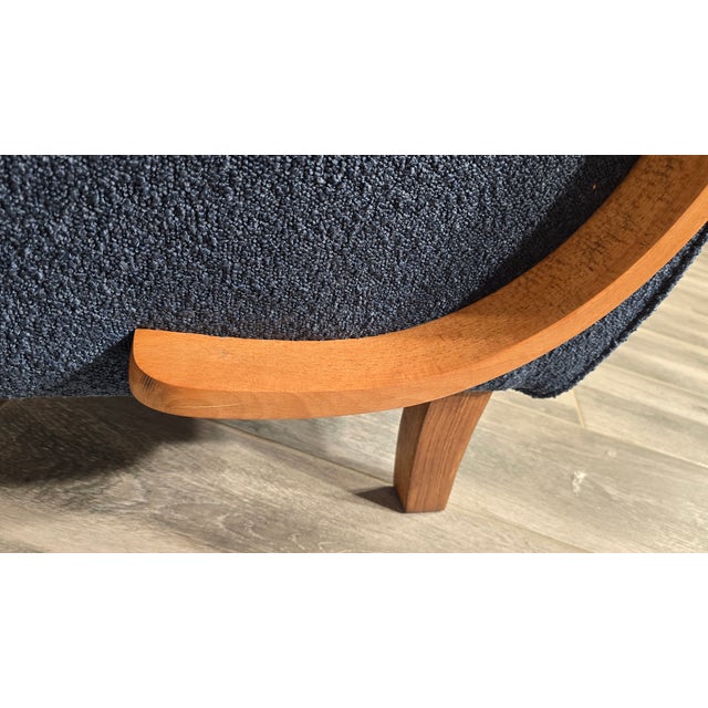 Wood Lounge Chairs by Jindrich Halabala, 1940s, Set of 3 For Sale - Image 7 of 15