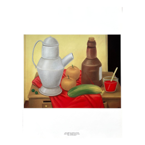 Fernando Botero 60 Still Life With Brown Bottle 1983