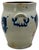 Outstanding Large 3 Gallon Size Antique American Stoneware Jar With Extensive Blue Hand Decorated Features - Circa 1830s For Sale In Boston - Image 6 of 18
