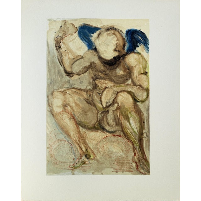 Salvador Dali, L'Ange de Misericorde, Nude, Etching For Sale