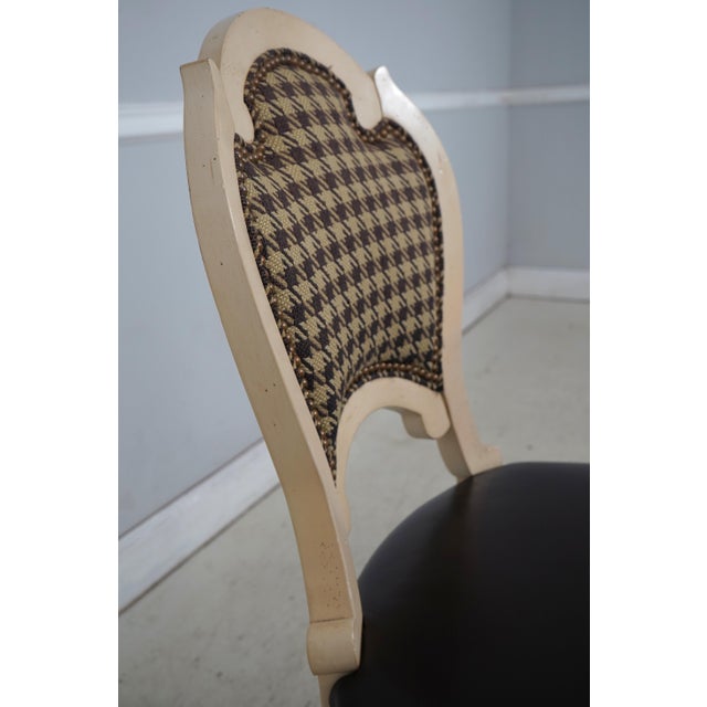 Set of 8 Hickory White Country French Dining Chairs For Sale In Philadelphia - Image 6 of 18