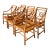 Vintage McGuire Target Back Rattan Dining Chairs - Set of 6 For Sale