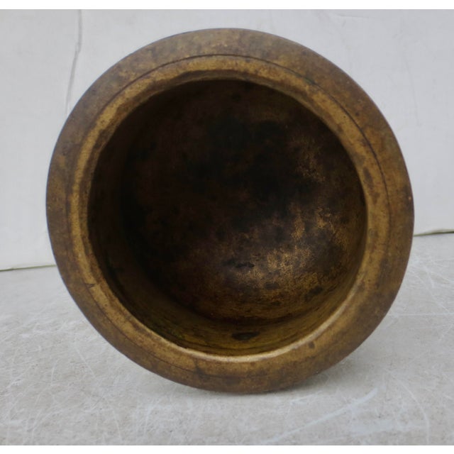 Antique Bronze Mortar For Sale In New York - Image 6 of 6