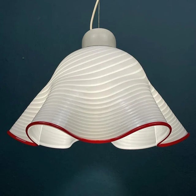 1970s Fazzoletto Murano Glass Pendant, Italy, 1970s For Sale - Image 5 of 13