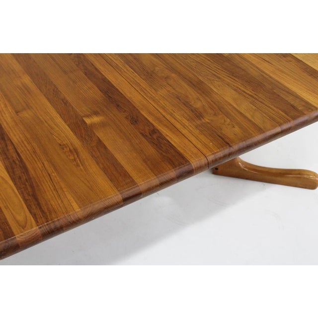 1960s Vintage Danish Extendable Dining Table in Teak, 1960s For Sale - Image 5 of 12