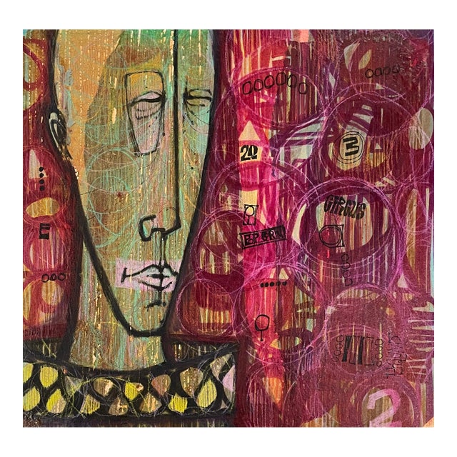 1960s Harlequin Collage For Sale