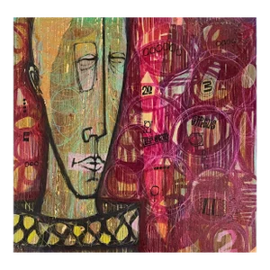 1960s Harlequin Collage