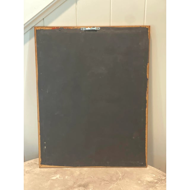 Late 20th Century Vintage Lighthouse Painting Original Signed Watercolor Framed and Matted For Sale - Image 5 of 7