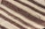 Vintage Turkish Kilim Rug in Ivory and Deep Brown Striped Design For Sale - Image 10 of 10