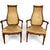 1920s Exceptional Pair of French Neoclassical Directoire Style High-Back Armchairs For Sale In Raleigh - Image 6 of 7