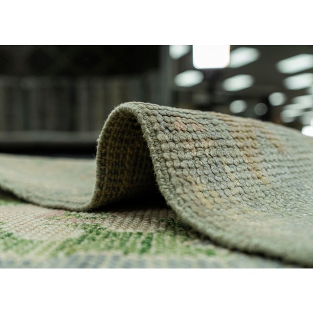 Textile Turkish Oushak Rug 3'9" x 6'2" #19219 For Sale - Image 7 of 8