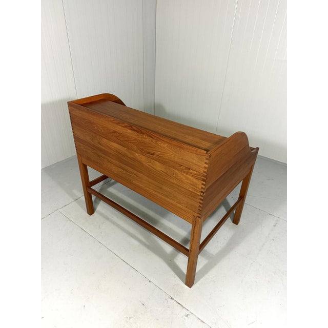 Teak Desk by Andreas Hansen for Hadsten Træindustri, Denmark, 1980s For Sale - Image 18 of 18