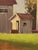 Farm Near Brandywine by Diego Glazer | Oil on panel Farm buildings and silos in a rural landscape. For Sale - Image 4 of 5