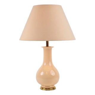 Vintage Jar Table Lamp in Ceramic, 1980 For Sale