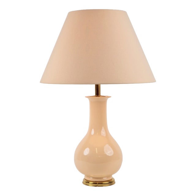 Vintage Jar Table Lamp in Ceramic, 1980 For Sale