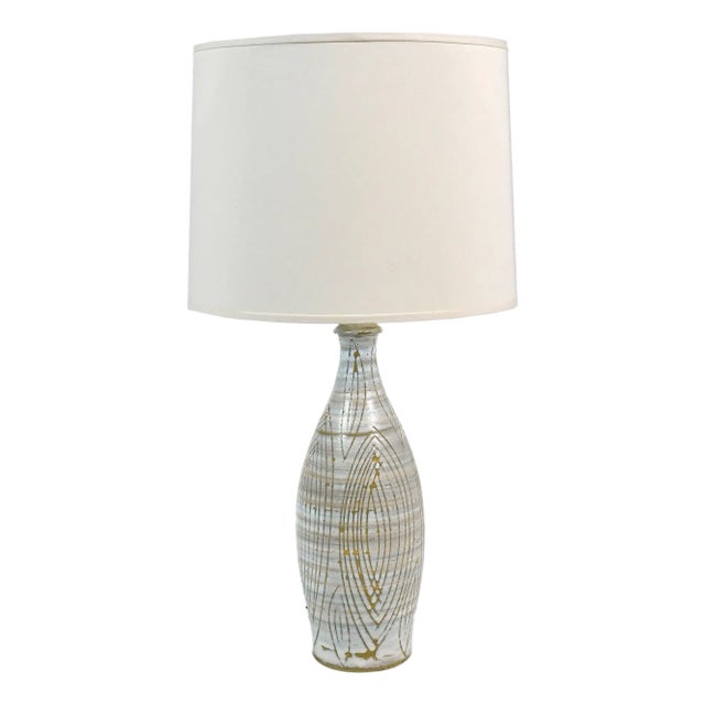 Design Technics Style Ceramic Lamp For Sale