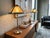Postmodern Late 20th Century Postmodern Brushed Pewter & Faux Mica Table Lamps by Tensor - A Pair For Sale - Image 3 of 5