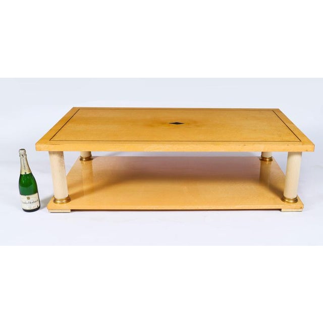 20th Century Birdseye Maple Coffee Table from Harrods For Sale - Image 12 of 13